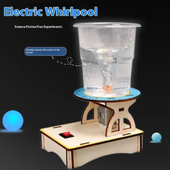 1 Set Water Tornado Swirl Maker Wooden Puzzle Novelty Science Experiment Project Gifts For Children