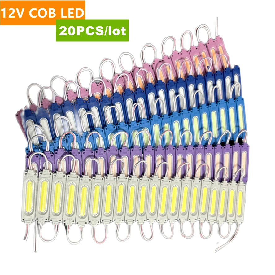 20PCS/lot Multicolour Led Modules Light for Backlight Shop Banner Waterproof