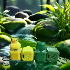 Funny Croaking Frog Duck Keychain Rechargeable Keyboard Fidget Clicker Sound Keyring alternate view