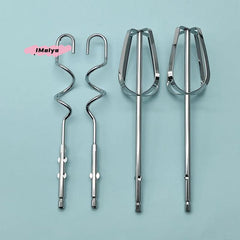 Stainless Steel Egg Beater Set | Handheld Mixing Hooks for Electric Mixer