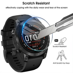 1-2 Pack HD Tempered Glass For Garmin Fenix 8 43MM 47MM 51MM 9H Anti-scratch Easy To Install Protective Film Screen Protector