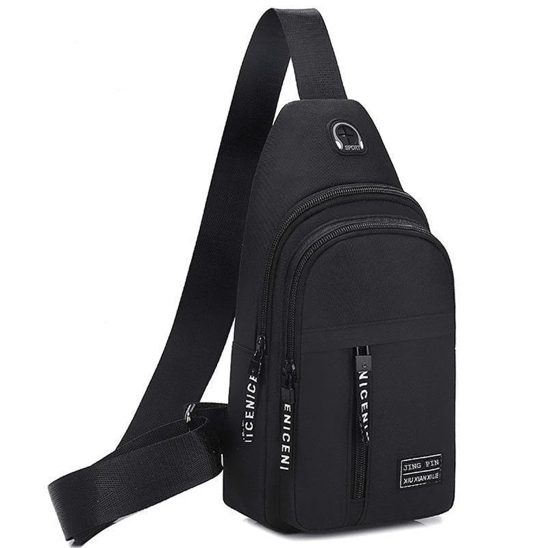 Men Shoulder Chest Bag | Travel Crossbody Sling Pack