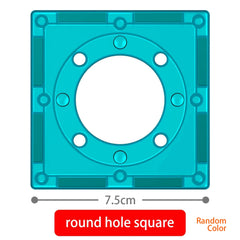 Magnetic Building Tiles Set | Educational Construction Toy for Kids close-up view