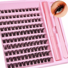 DIY Lash Extension Kit Lash Clusters With Bond Individual Lashes Kit Cluster Lashes W alternate view