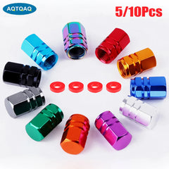 Aluminum Alloy Tire Valve Caps Schrader Valve