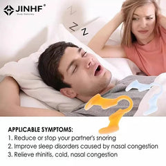 Soft Anti Snoring Nasal Dilator | Sleep Aid Nose Clip for Better Breathing close-up view