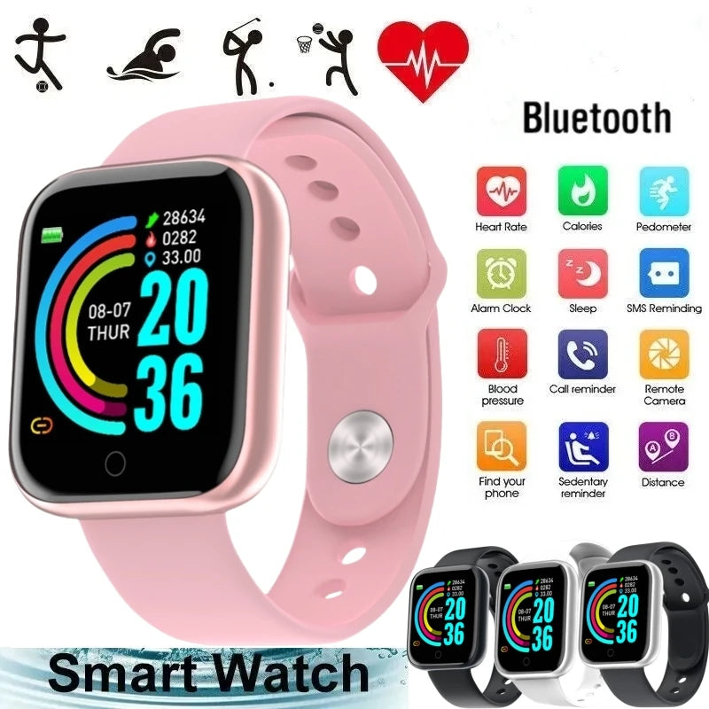 Smart Watch For Women Men Wristwatch Bluetooth Connected Phone Music Player Fitness Sport Bracelet S