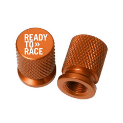 Tire Valve Caps Wheel Tyre Cover CNC Aluminum For KTM Ready to Race Adv Duke 390 690 7 close-up view