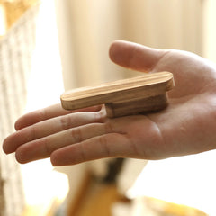 Bohemian Solid Wood Wall Door Back Shelf Simple Home Homestay Bedroom close-up view
