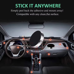 Wall Magnetic Phone Holder Stand Mini Magnetic Ring Pad for Magsafe close-up view