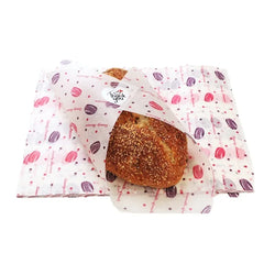 50Pcs Food Grade Wax Paper Wrap | Non-Stick Greaseproof Kitchen Paper for Sandwiches B close-up view