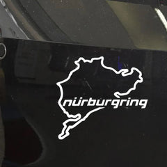 Reflective Car Stickers Car Decoration Stickers Nurburgring Map Graffiti Car Body Stickers Car Triangle Window Stiickers
