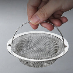 Stainless Steel Kitchen Sink Strainer Thickened Anti Clog Drain Filter Universal Leak close-up view