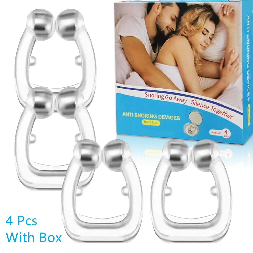 Anti Snore Nose Clip | Magnetic Sleep Aid for Quiet Nights