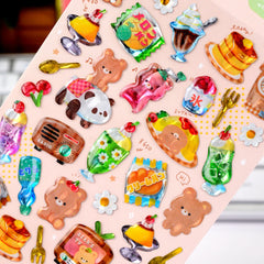 Colorful Cartoon Candy Stickers for Scrapbooking | DIY Journal Decoration Set detail view