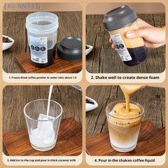 【NN71】400 ML Fitness Shaker Cup For Men And Women Sports Protein Powder Milkshake Mixi close-up view