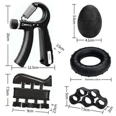 5 Pack Finger Trainer Grip | Hand Grips Strength Device for Men and Women close-up view