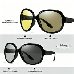 Women's Polarized Sunglasses | Trendy Color-Changing Lenses Glasses, Everyday Style alternate view