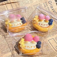 Kawaii Egg Tart Squishy Toy | Stress Relief Fidget Toy alternate view