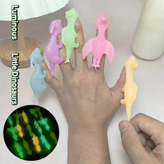 5-20Pcs Colorful Finger Catapult Noctilucent Dinosaur Games Birthday Shower Favor Giveaway Christmas