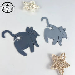 2pcs 3D Cat Butt Bread Bag Clip Snack Bag Sealing Clip Novelty Kitchen Gadget Food St alternate view