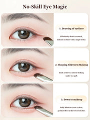 5-Piece Makeup Brush Set | Blade Eyeliner, Flat Eyebrow & Silkworm Brushes alternate view