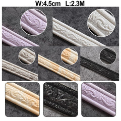 3D Decorative Foam Wall Trim | Self-Adhesive Skirting Border Strip