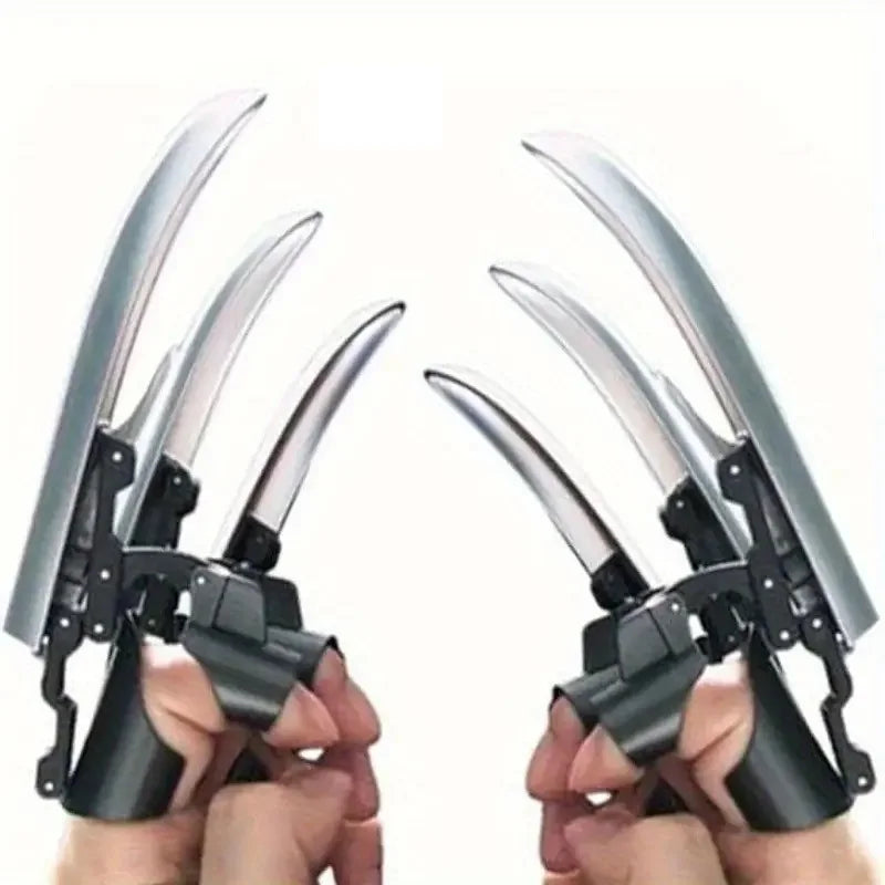 3/6pcs Retractable Wolf Claw Toy Retractable Wolf Claw Toy, Pop-Up Finger Nail, Durable PP Material,