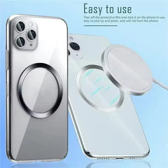 Stainless Steel Universal Magnetic Metal Plate Ring For Magsafe Wireless Charger Iron Sh detail view