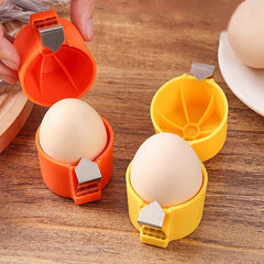 Egg Cracker and Eggshell Separator | Handheld Egg Opener Tool for Kitchen Baking detail view