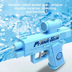 2-Way Reverse Splash Water Gun | Double Directional Prank Toy close-up view