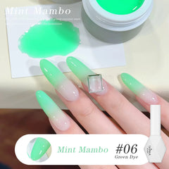 1-6pcs SHAKA Spring Ice Skin Naked Pink Gel Nail Polish 2026 New Style Versatile And S close-up view