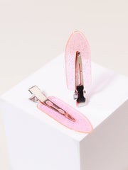 10pcs Seamless Fashion Girl Transparent Hair Clips, Makeup Facial Accessory Clips Sty alternate view