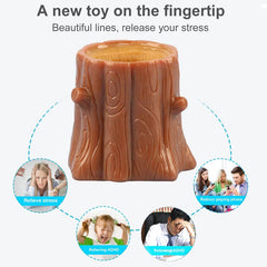 Soft Animals Vent Cup Stump Rubber Toys Anti-Stress Fidget Toy Novelty Squirrel Anti Str detail view
