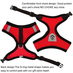 Breathable Mesh Cat Harness and Leash Set | Reflective Soft Vest for Small Cats and Do close-up view