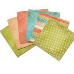 24 Sheets Craft Paper Pads for Scrapbooking and Card Making | Mixed Pattern Background P detail view