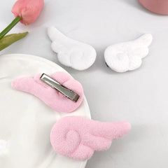 2Pcs/20Pcs 5cm Angel Wings Super Cute Angel Wing Plush Hairpin Girl Hair Clip Accessories Barrettes Hairgrip Headdress Headwear