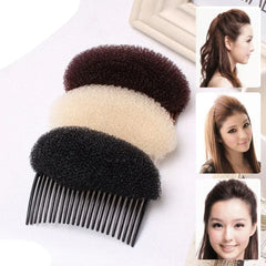 New Women Bun Maker Braid Hair Padding DIY Hair Bump Up Sponge Princess Head Foam Pad Insert Wedding for Hair Styling Tool