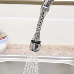 Kitchen Stainless Steel Faucet Sprinkler Water-saving Device Lengthening Rotating Splash detail view