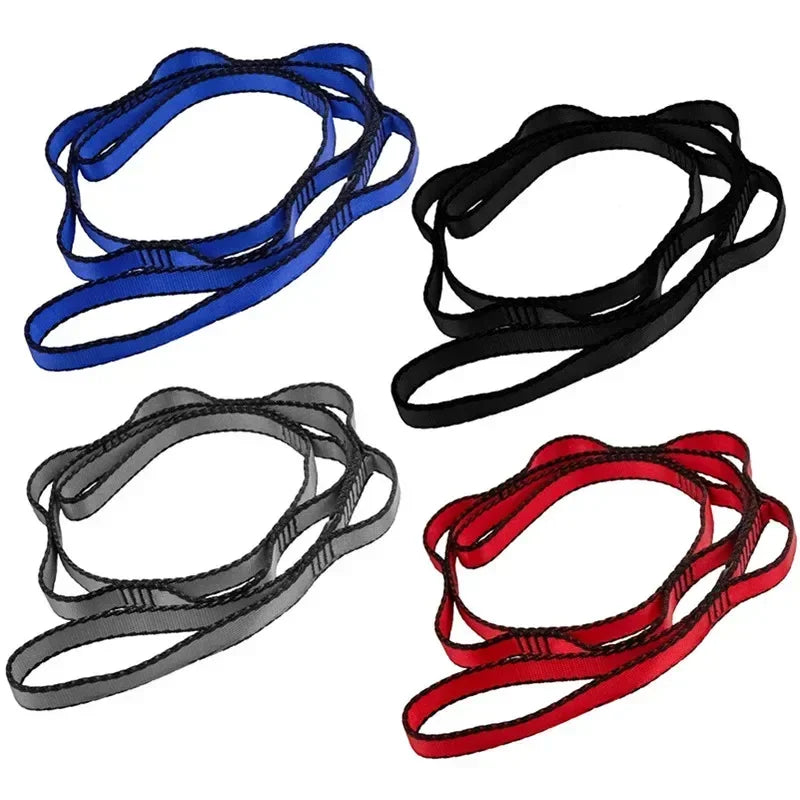 Daisy Chain Yoga Stretch Belt | Multi Loop Hanging Rope for Aerial Yoga Hammock