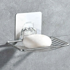 Stainless Steel Soap Rack | Wall Mounted Soap Dish with Drainage Tray