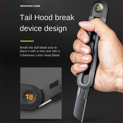 Mijia Snap-off Utility Knife | Retractable Box Cutter with Auto Lock close-up view