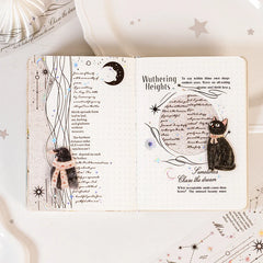 Journal GO 3x200cm Poems Sky PET Tape Stickers Decorative Adhesive Tape Diy Scrapbooking Collage Junk Journal Album Card Decor