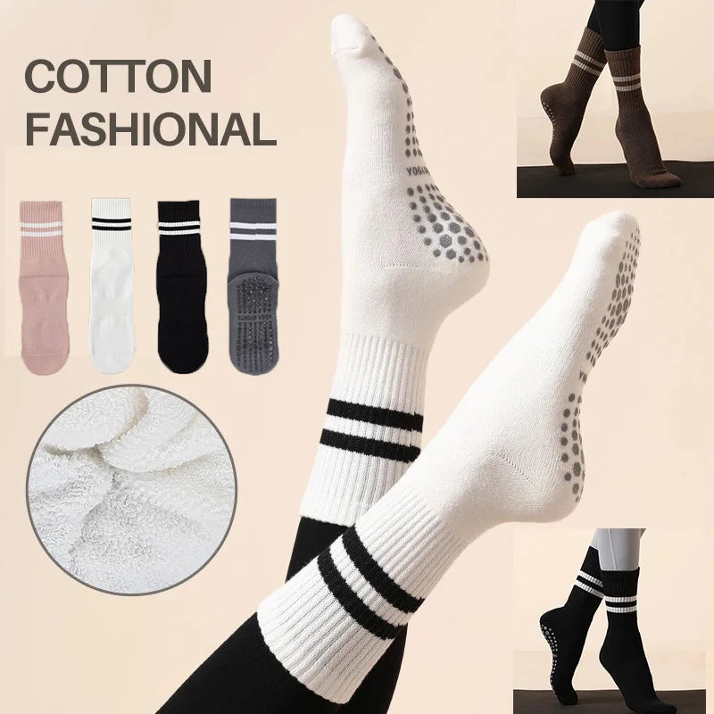 1/3/5 Pairs High Quality Bandage Yoga Socks Women Anti Slip Quick Dry Breathable Yoga Socks for Danc