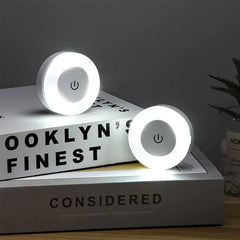 Round Touch Sensor LED Night Light | USB Rechargeable Magnetic Wall Lamp detail view