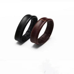 Cowhide Leather Watch Keeper Rings 5 Pcs detail view