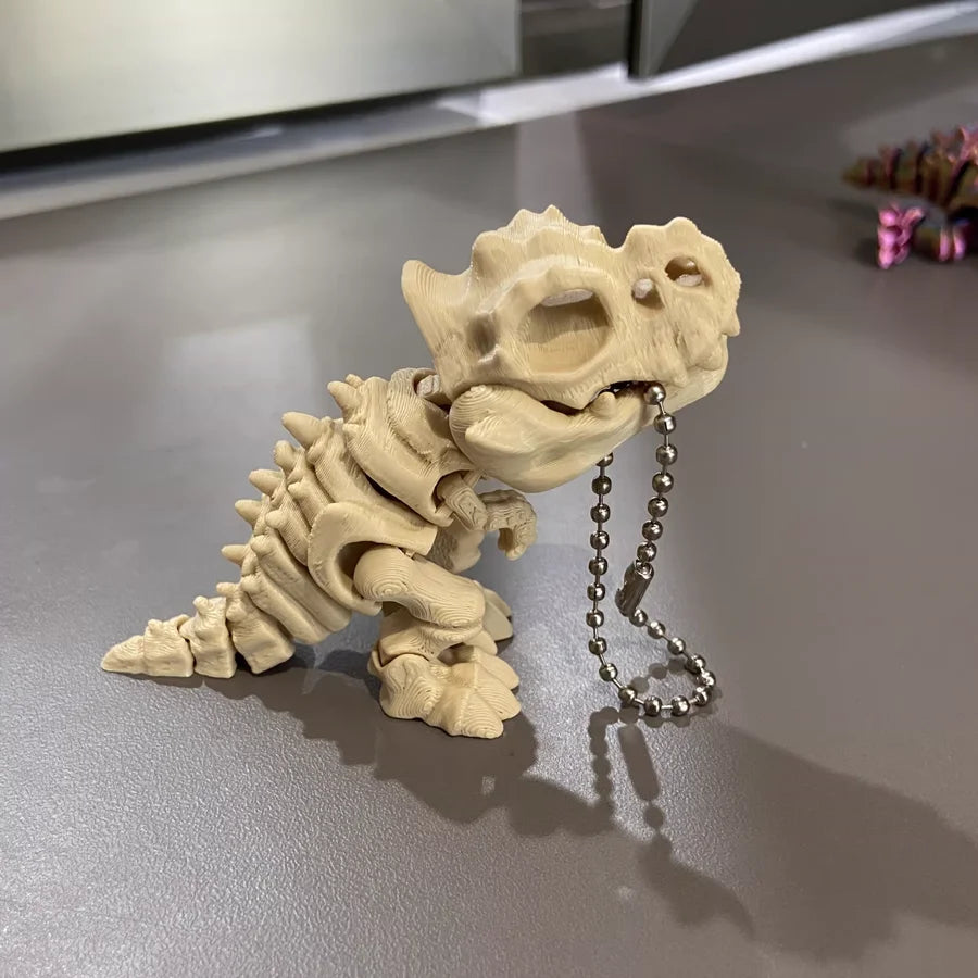 Skeleton Model Rotatable Joints Fidget Toy Dinosaur Gift for Kids’ Birthdays