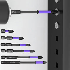 2pcs Non-slip PH2 Magnetic Cross Screwdriver Bits Set | Alloy Steel Hand Tool detail view