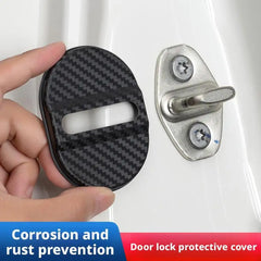 Self-Adhesive Car Door Lock Protective Cover 4-Pack
