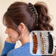 1PC Banana Hair Clip Fish Shaped Hairpin Ponytail Headband For Women Hair Accessories HairgripsTwist Clamp Barrettes Headwear